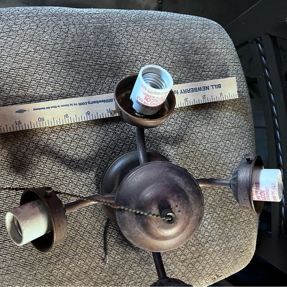 PM020923 Vintage Light Kit Base For Ceiling Fan - Picture 2 of 5